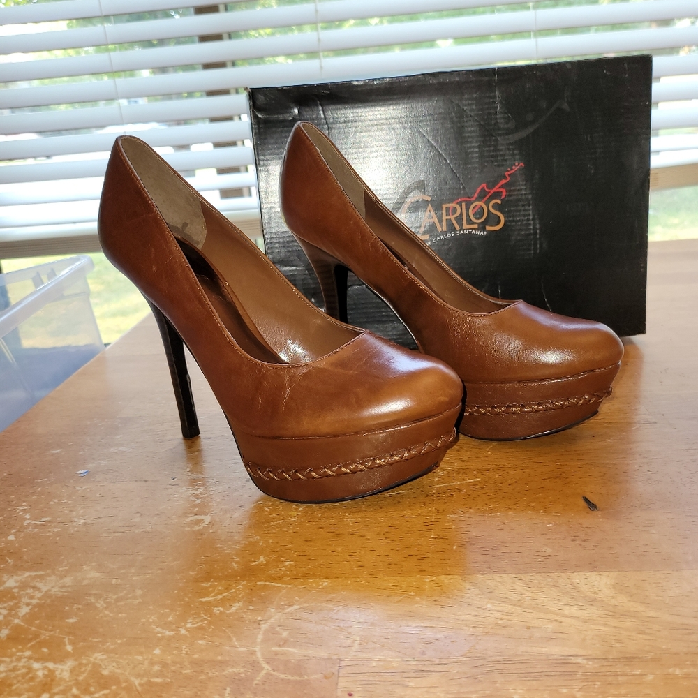 Carlos Santana leather pumps - Picture 1 of 11